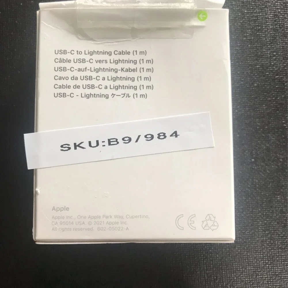 Original Apple USB-C to Lightning Cable (1m)